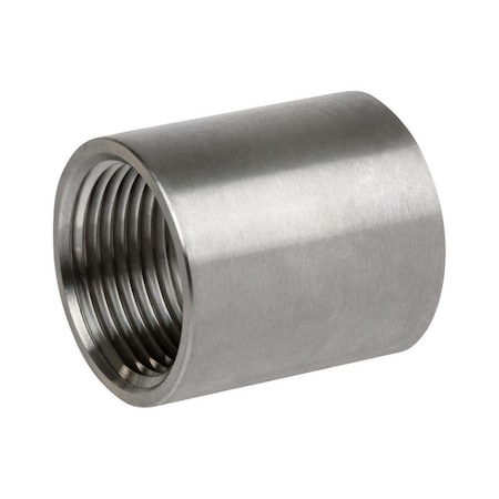 Smith-Cooper 2 in. FPT x 2 in. Dia. FPT Stainless Steel Coupling 4868105